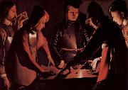 Georges de La Tour Dice players oil on canvas